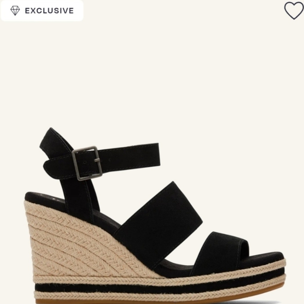 New Toms Exclusive Madelyn Wedge Sandal - Picture 14 of 14